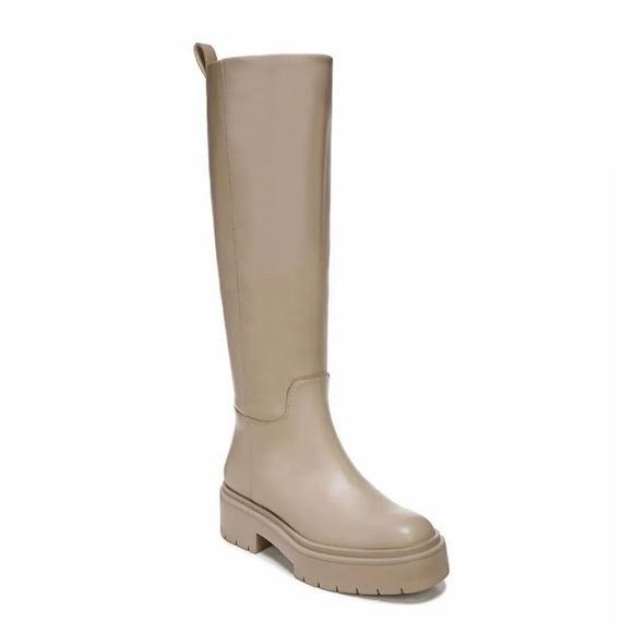 Sam Edelman Shoes - Larina Sesame Seed High Rain Boots Sam Edelman